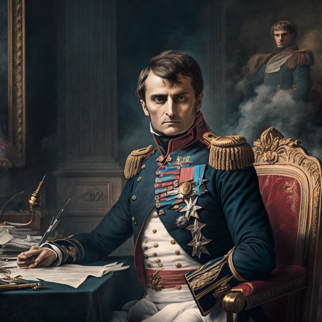 napoléon Bonaparte durant l'histoire de la Police Nationale